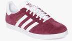 Adidas Originals Red Leather Regular Sneakers Men