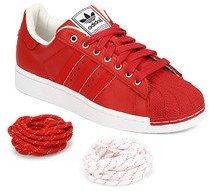 Adidas Originals Superstar Ii Red Sneakers men