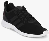 Adidas Originals Zx Flux Smooth Black Sporty Sneakers women