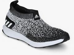 Adidas Rapidarun Lacelessnit J Black Running Shoes girls