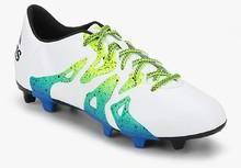 Adidas X 15.3 Fg/Ag White Football Shoes men