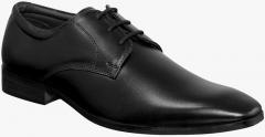 Aditi Wasan Black Leather Regular Derbys Shoes men