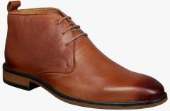 Aditi Wasan Tan Leather Flat Boots men