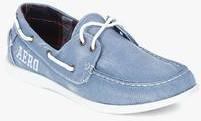 Aeropostale Hobuck Blue Boat Shoes men