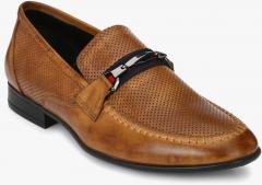 Alberto Torresi Tan Slip On Formal Shoes men