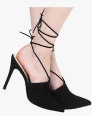 Aldo Carolina Black Tie Up Stilettos women