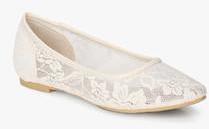 Allen Solly Ballerina Cream Belly Shoes women