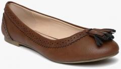 Allen Solly Brown Solid Ballerinas women