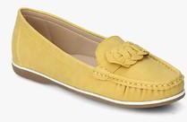 Allen Solly Yellow Moccasins women