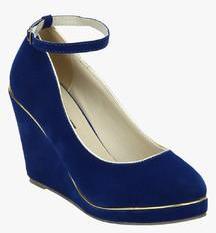 American Swan Blue Wedges women