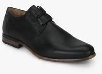 Arrow Bruze Black Derby Formal Shoes men