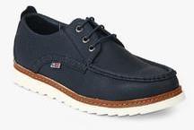 Arrow David Navy Blue Derby Lifestyle Shoes men