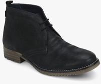 Arrow Gustav Black Derby Boots men