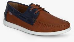 Arrow Hommand Tan Boat Shoes men