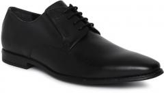 Arrow Men Black Leather Hayem Derbys