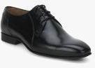 Arrow Mill Black Derby Formal Shoes Men