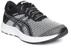 Asics Black & White Fuzex Lyte 2 Running Shoes women