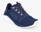 Asics Fuzetora Navy Blue Running Shoes Women