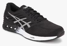 Asics Fuzex Black Running Shoes men