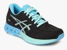 Asics Fuzex Black Running Shoes women