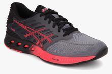 Asics Fuzex Grey Running Shoes women