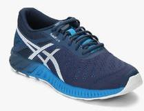 Asics Fuzex Lyte Navy Blue Running Shoes men