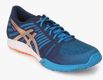 Asics Fuzex Tr Blue Training Shoes men