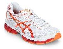 Asics Gel Cumulus 15 White Running Shoes women