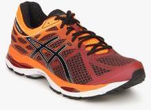 Asics Gel Cumulus 17 Maroon Running Shoes men