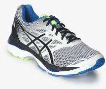 Asics Gel Cumulus 18 White Running Shoes men