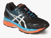 Asics Gel Nimbus 18 Black Running Shoes men