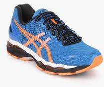 Asics Gel Nimbus 18 Blue Running Shoes men