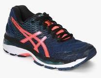 Asics Gel Nimbus 18 Navy Blue Running Shoes women