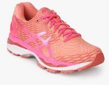 Asics Gel Nimbus 18 Peach Running Shoes women