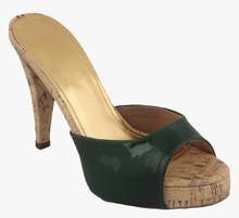 B Bitch Green Stilettos women