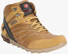 Bacca Bucci Beige Mid Top Trekking Shoes men