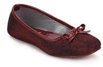 Barbie Maroon Belly Shoes girls