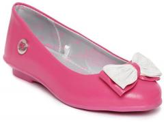 Barbie Pink Solid Ballerinas girls