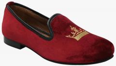 Bareskin Maroon Moccasins women