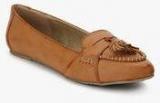 Bata Block Brown Moccasins Women