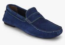 Bata E Driver Blue Loafers men