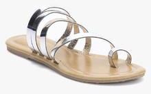 Bata Kim Silver Sandals women