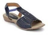 Bata Navy Blue Belly Shoes women