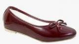 Beanz Maroon Belly Shoes girls