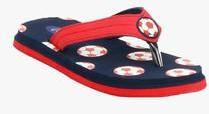 Beanz Navy Blue Flip Flops boys