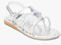 Beanz Silver Sandals girls