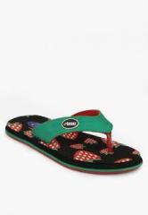 Beanz Strawberry Green Flip Flops boys