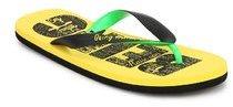 Being Human Clothing Yellow Flip Flops men