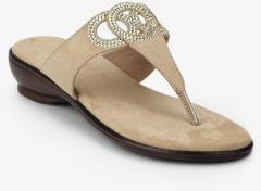 Beli Beige Solid Sandals women