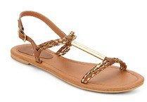 Berry Purple Golden Sandals women